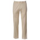 Big & Tall Haggar Premium Stretch No-iron Khaki Flat-front Pants, Men's, Size: 54x30, White