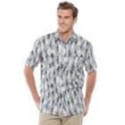 Big & Tall Croft & Barrow&reg; Regular-fit Crosshatch Button-down Shirt, Men's, Size: L Tall, Dark Grey