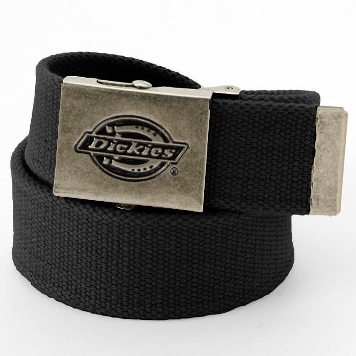 Dickies 1.5-inch Military Fabric Belt, Men's, Black