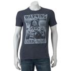 Men's Star Wars Warning: Choking Hazard Graphic Tee, Size: Large, Grey Other