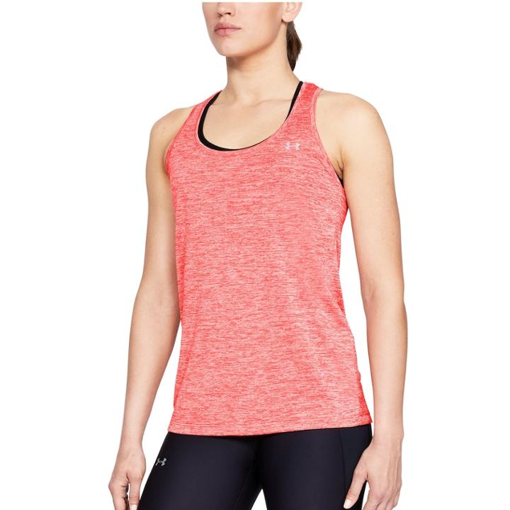 Women's Under Armour Tech Tank, Size: Large, Orange