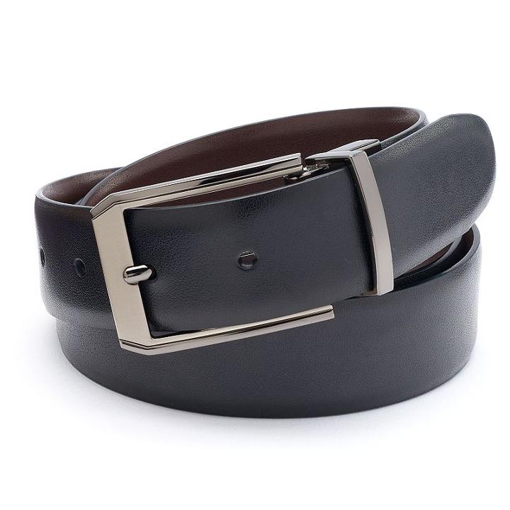 Men's Apt. 9&reg; Reversible Belt, Size: 34, Oxford