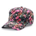 Madden Nyc Floral Brim Baseball Cap, Women's, Purple