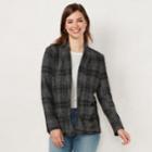 Women's Lc Lauren Conrad Cozy Open-front Blazer, Size: Xl, Oxford