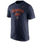 Men's Nike Virginia Cavaliers Local Verbiage Tee, Size: Xl, Blue (navy)