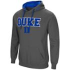 Men's Duke Blue Devils Pullover Fleece Hoodie, Size: Large, Dark Grey