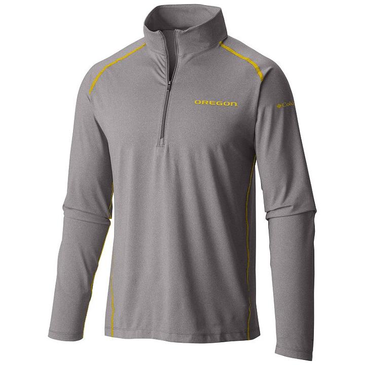 Men's Columbia Oregon Ducks Tuk Mountain Performance Pullover, Size: Xl, Grey Other