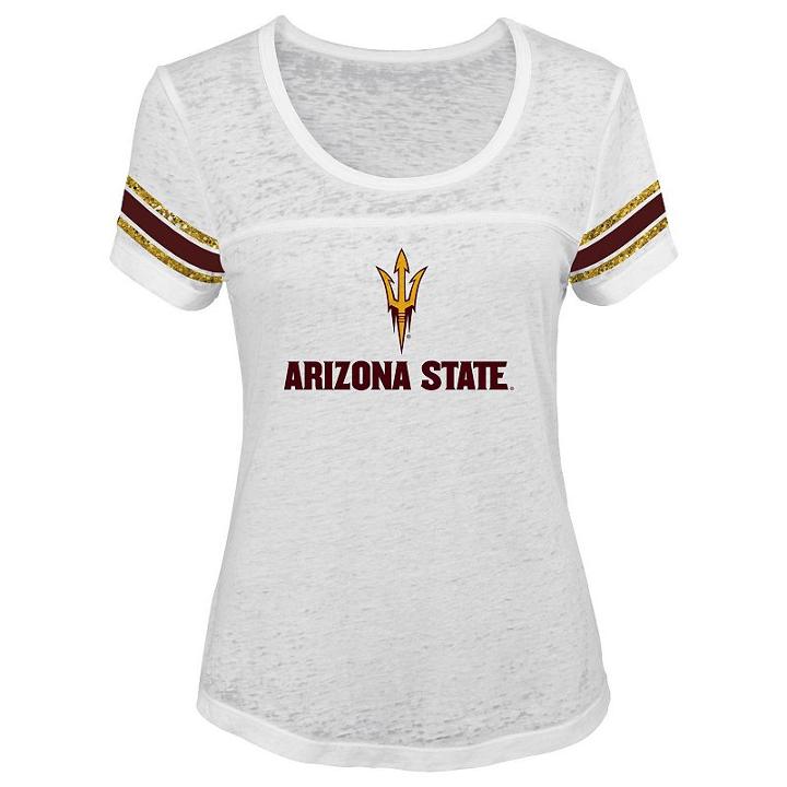 Women's Arizona State Sun Devils White Out Tee, Size: Medium