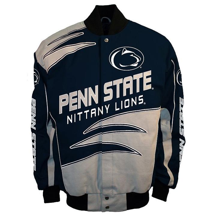 Men's Franchise Club Penn State Nittany Lions Shred Twill Jacket, Size: Xxl, Blue