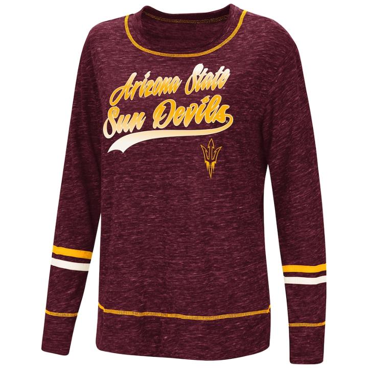 Women's Arizona State Sun Devils Giant Dreams Tee, Size: Xl, Dark Red