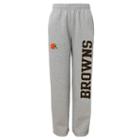 Boys 8-20 Cleveland Browns Tailgate Fleece Pants, Boy's, Size: S(8), Grey