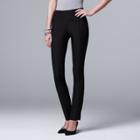 Women's Simply Vera Vera Wang Modern Fit Skinny Pants, Size: Xl, Black