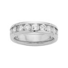 14k Gold 2 Carat T.w. Diamond Anniversary Ring, Women's, Size: 8, White