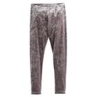 Girls 7-16 So&reg; Velour Leggings, Size: 10, Med Grey