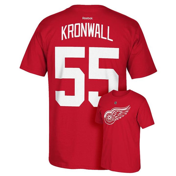 Men's Reebok Detroit Red Wings Niklas Kronwall Premier Tee, Size: Large