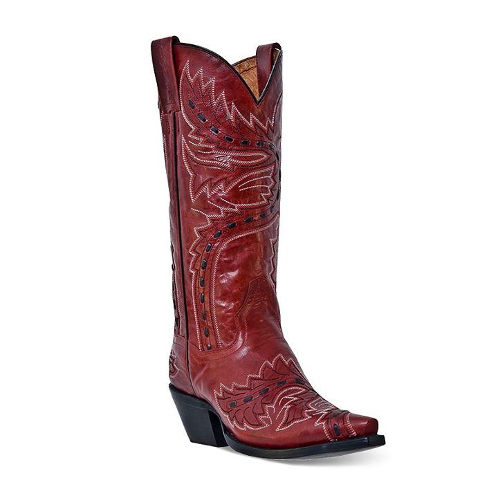 Dan Post Sidewinder Women's Western Boots, Size: Medium (9), Red