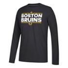 Men's Adidas Boston Bruins Dassler Long-sleeved Tee, Size: Xxl, Black