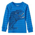 Boys 4-7x Jumping Beans&reg; Striped Thermal Graphic Tee, Boy's, Size: 5, Dark Blue