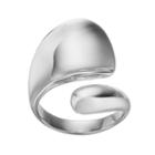 Sterling Silver Bypass Ring, Women's, Size: 7