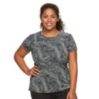 Plus Size Nike Ext Miler Dri-fit Crewneck Running Tee, Women's, Size: 3xl, Grey (charcoal)