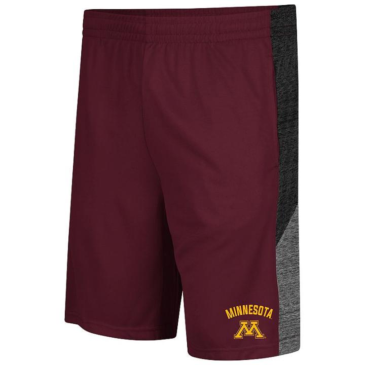 Men's Colosseum Minnesota Golden Gophers Friction Shorts, Size: Xl, Dark Red
