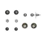 Apt. 9&reg; Two Tone Cubic Zirconia & Ball Stud Earring Set, Women's, Ovrfl Oth