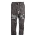 Girls 4-12 Sonoma Goods For Life&trade; Sequin Stretch Skinny Sateen Jeans, Girl's, Size: 8, Med Grey