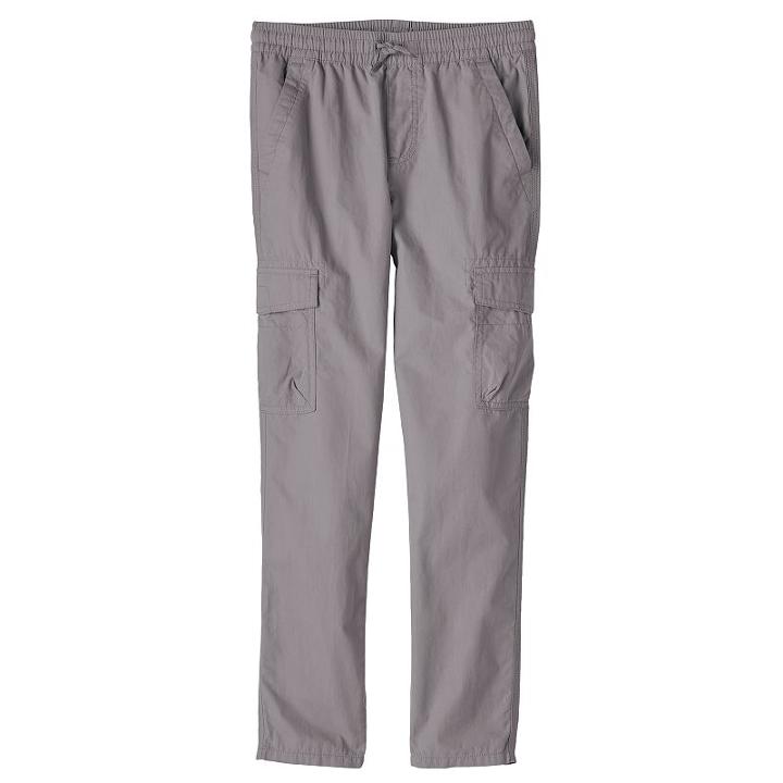 Boys 8-20 Urban Pipeline&reg; Pull-on Cargo Pants, Size: Small, Med Grey