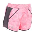 Girls 4-6x Under Armour Grid Athletic Shorts, Girl's, Size: 6x, Brt Pink