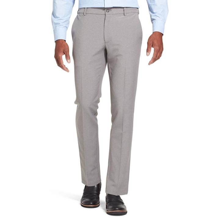 Men's Van Heusen Flex 3 Slim-fit Dress Pants, Size: 33x30, Med Grey