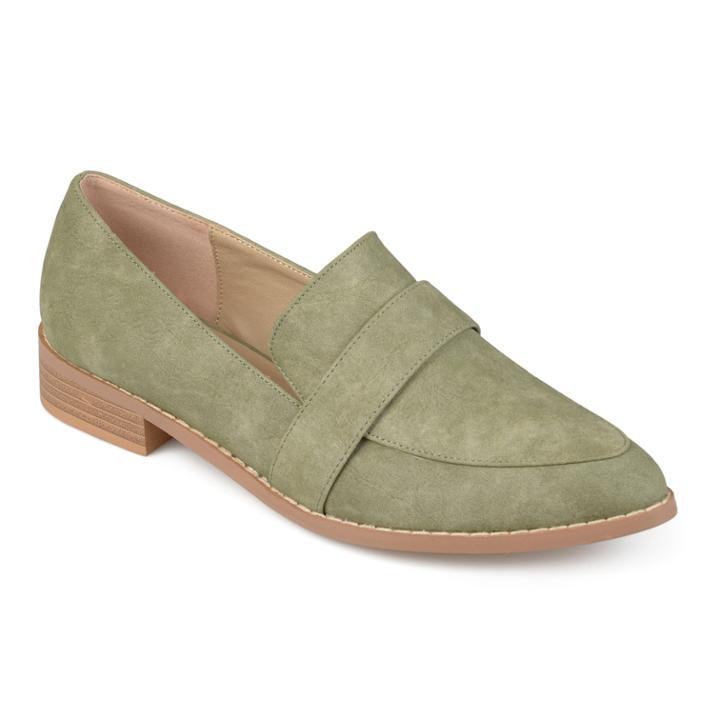 Journee Collection Rossy Women's Loafers, Size: 5.5 Med, Green