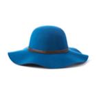 Scala Braided Trim Ultrafelt Floppy Hat, Women's, Blue
