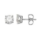 Forever Classic Sterling Silver 1 5/8 Carat T.w. Lab-created Moissanite Stud Earrings, Women's, White