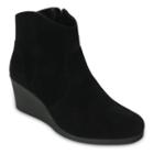 Crocs Leigh Women's Wedge Ankle Boots, Size: 6, Black