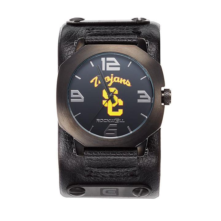 Rockwell Usc Trojans Assassin Leather Watch - Men, Black