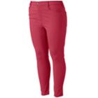 Juniors' Plus Size So&reg; Color High-waist Ankle Jeggings, Teens, Size: 16 W, Med Red