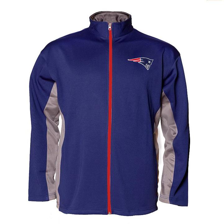 Big & Tall New England Patriots Jacket, Men's, Size: M Tall, Blue (navy)