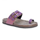 Muk Luks Daisy Women's Sandals, Girl's, Size: 8, Purple