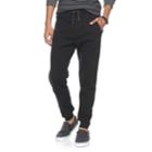 Men's Hollywood Jeans Moto Jogger Pants, Size: Large, Black