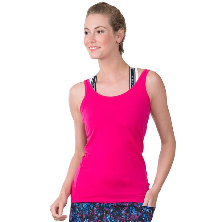 Women's Soybu Lola Scoopneck Yoga Tank, Size: Xl, Dark Pink