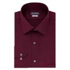 Men's Van Heusen Regular-fit Stretch Sateen Dress Shirt, Size: 15.5-32/33, Red/coppr (rust/coppr)