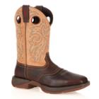Durango Rebel Men's Waterproof Steel-toe Western Boots, Size: Medium (7), Brown