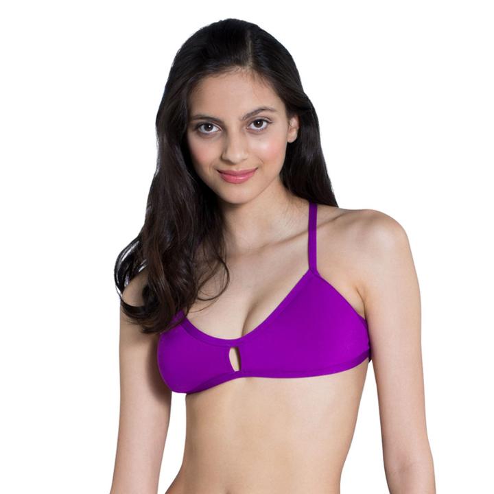 Women's Dolfin Keyhole Bikini Top, Size: Xxs, Brt Purple