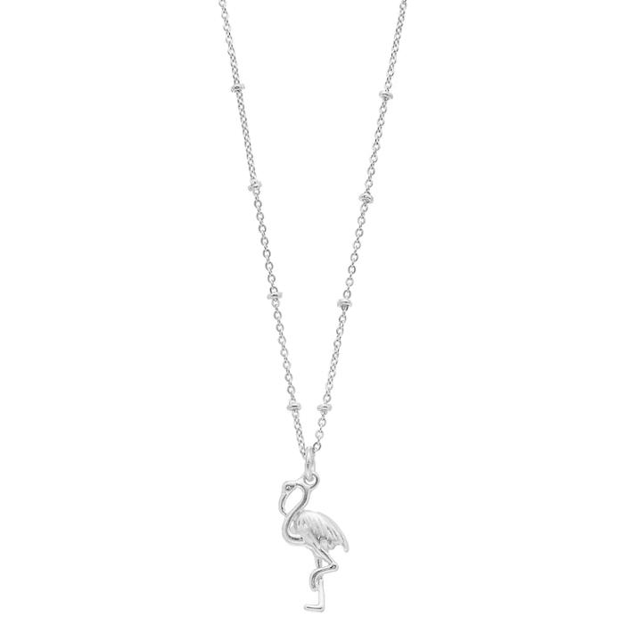 Lc Lauren Conrad Flamingo Pendant Necklace, Women's, Silver