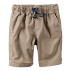 Baby Boy Carter's Transitional Pull-on Shorts, Size: 9 Months, Med Beige