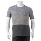 Big & Tall Urban Pipeline&reg; Colorblock Tee, Men's, Size: Xl Tall, Grey