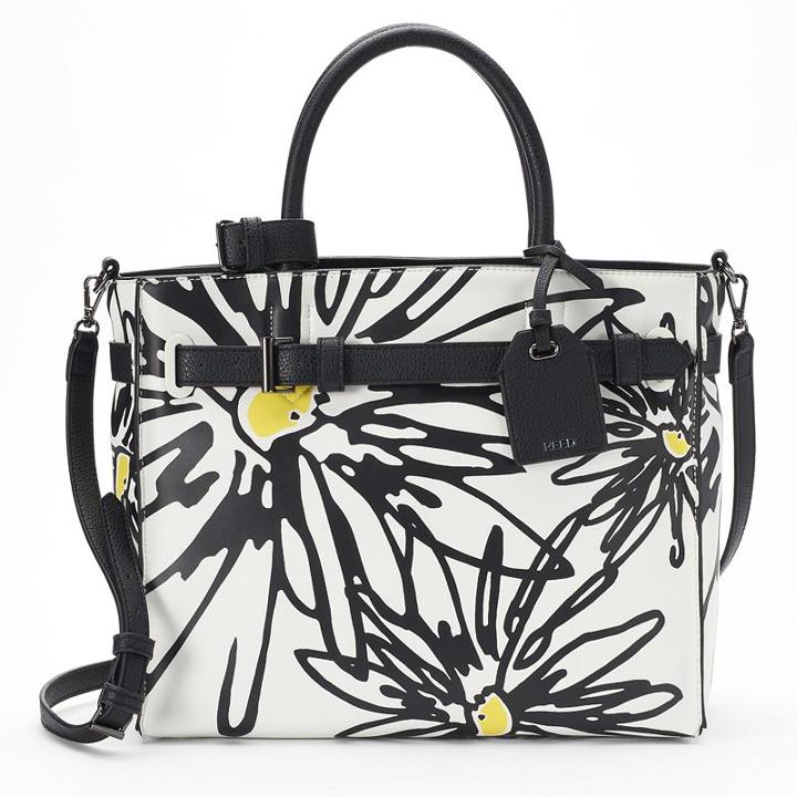 Reed Rk40 Medium Belted Convertible Satchel, Women's, White Oth