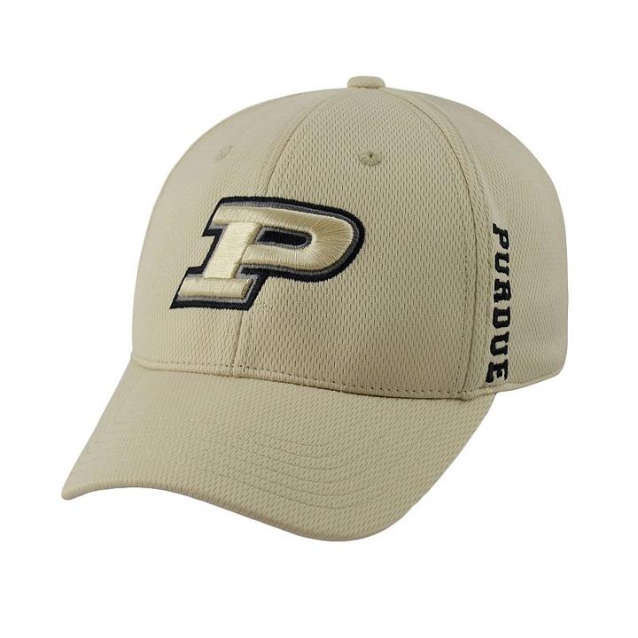 Adult Top Of The World Purdue Boilermakers Booster One-fit Cap, Men's, Gold