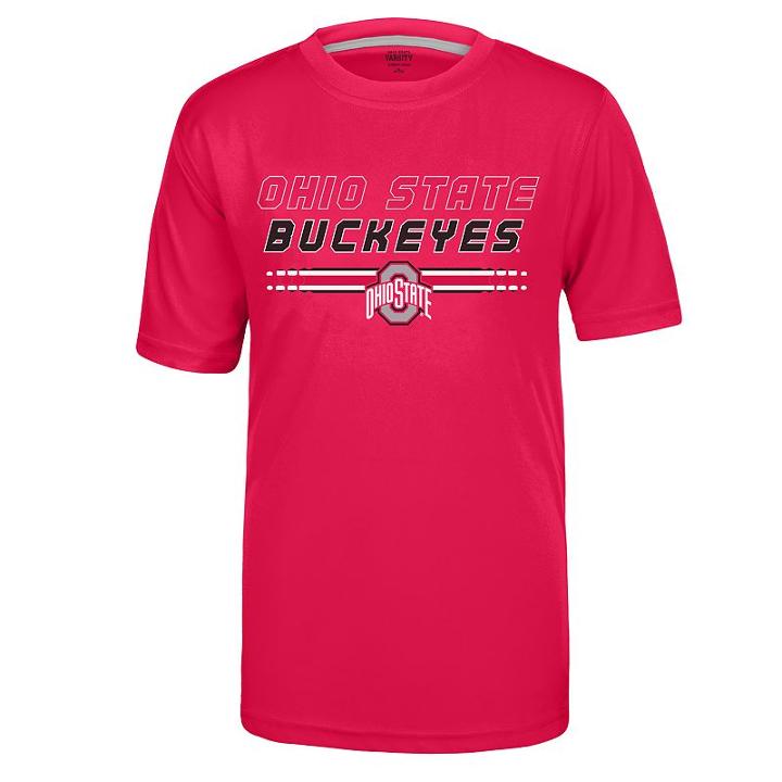 Boys 8-20 Ohio State Buckeyes Vital Tee, Boy's, Size: L(14/16), Brt Red