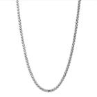 Sterling Silver Wheat Chain Necklace - 24-in. - Men, Size: 24